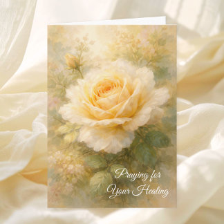 Praying for Your Healing Christian Sympathy Card