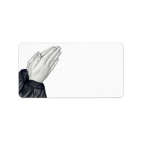 Praying Hands Address Labels