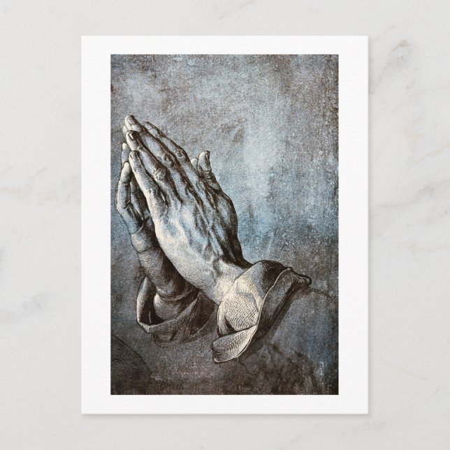 Praying Hands, Albrecht Durer Postcard (Front)