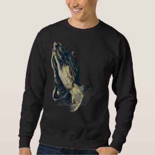Praying Hands Amen Jesus 3 Sweatshirt
