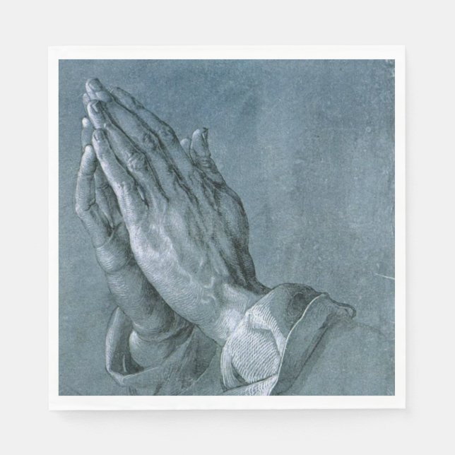 Praying Hands (by Albrecht Dürer) Napkin (Front)