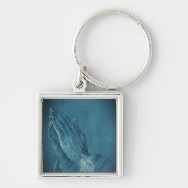Praying Hands (by Dürer) Key Ring (Front)