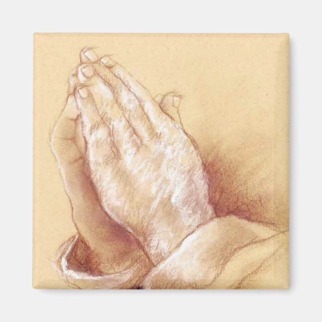 Praying Hands Magnet (Front)