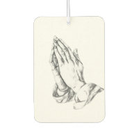 Praying hands outline