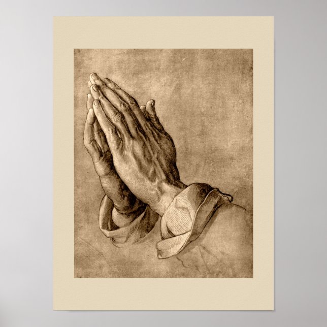 Praying Hands Poster (Front)