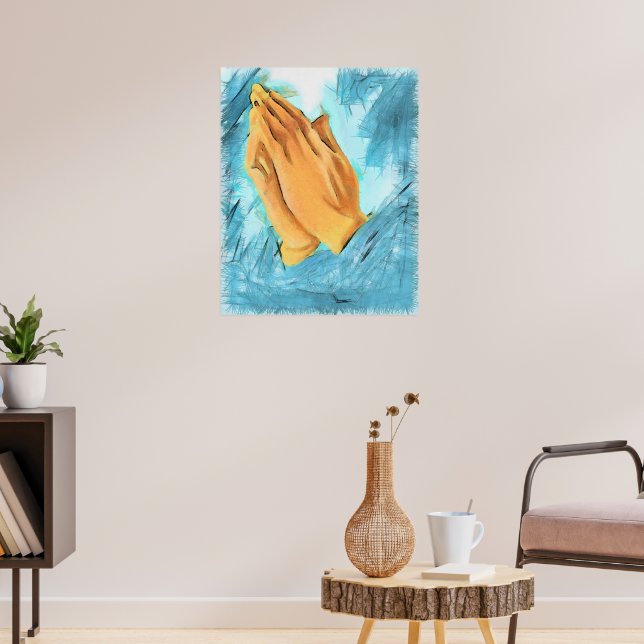 Praying Hands Poster (Living Room 3)