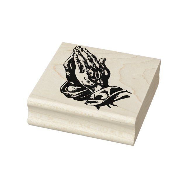 Praying Hands Rubber Stamp (Stamp)