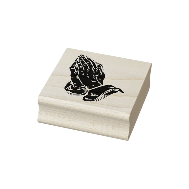 Praying Hands Rubber Stamp (Stamp)