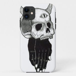 praying hands skull iPhone 11 case