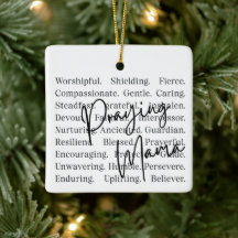 Praying Mama Ceramic Ornament