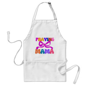 Praying Mama Croquette Bow Standard Apron