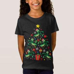 Praying Mantis Christmas Ornament Tree Funny Xmas T-Shirt