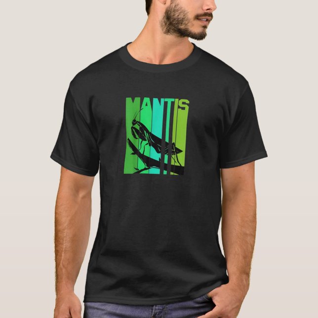 Praying Mantis Funny Cool Dirty Graphic Tees Cute (Front)