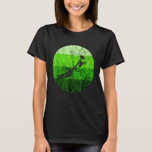 Praying Mantis Green Insect Retro Vintage  Bug T-Shirt