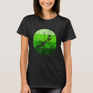 Praying Mantis Green Insect Retro Vintage  Bug T-Shirt