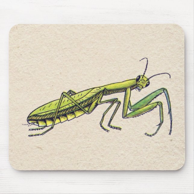 Praying Mantis Mouse Pad (Front)