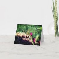 Praying Mantis Nature Customisable Thank You Card
