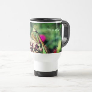 Praying Mantis Nature Personalized Travel Mug