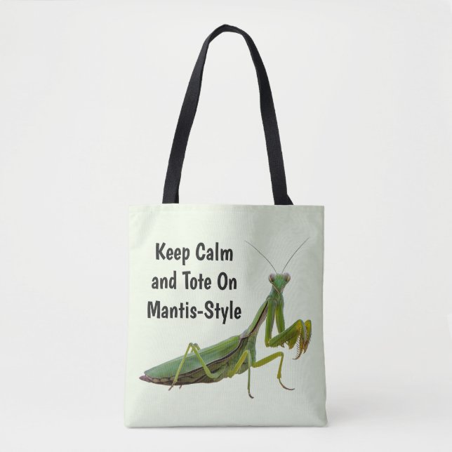 Praying Mantis Personalised Tote Bag (Front)