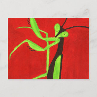 Praying Mantis Postcard
