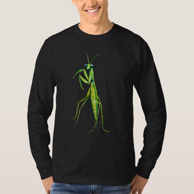 Praying Mantis  Praying Mantis Artwork Insect T-Shirt (Front)