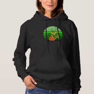 Praying Mantis Retro Vintage Green Insect Hoodie