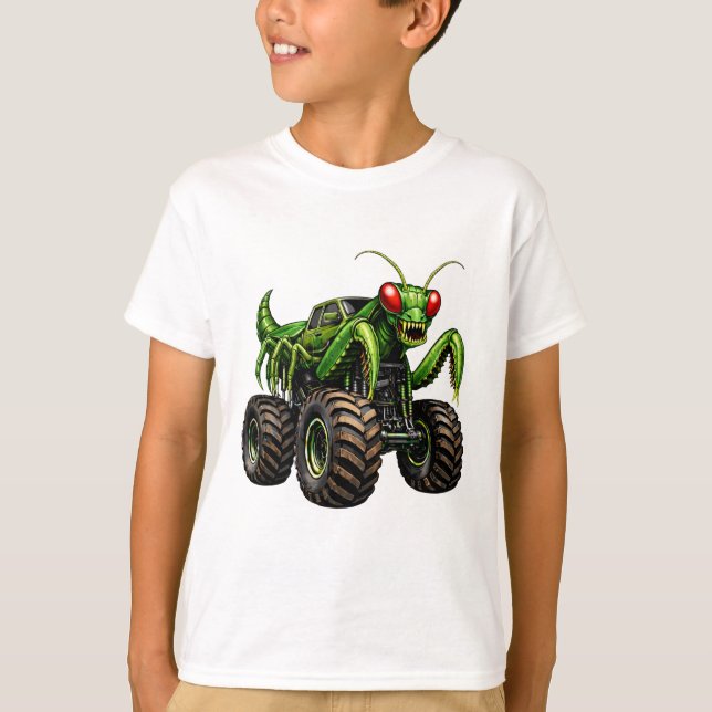 Praying Mantis Style Off-Road Monster Truck  T-Shirt (Front)