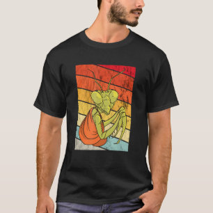 Praying Mantis Vintage Retro Green Insect T-Shirt