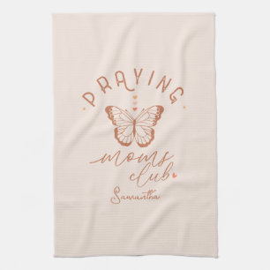 Praying Moms Club: Butterfly Boho Vintage Design Tea Towel