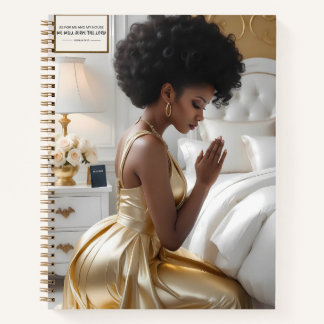 Praying Mother Elegant Soft Cover Notebook