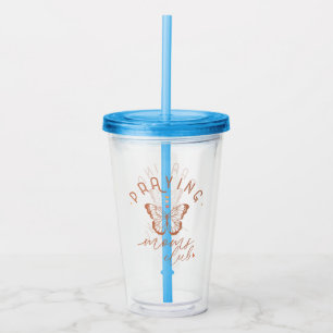 Praying Mum Club Acrylic Tumbler