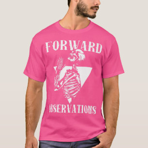 Praying Skeleton Forward Observation Cool Art T-Shirt