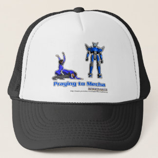 Praying to Mecha Trucker Hat