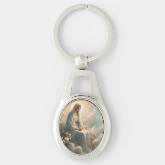 Praying Virgin Mary  Key Ring