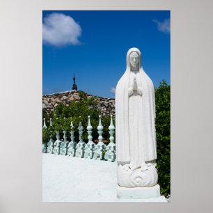 Praying Virgin Mary Poster