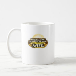 Praying Wife Typography design Coffee Mug