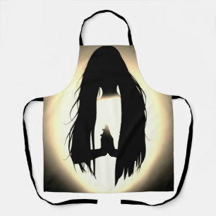 Praying Woman Silhouette – Faith & Grace Design Apron