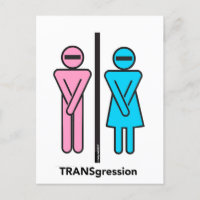 Pre-addressed Donald Trump TRANSgression Postcard