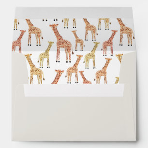 Pre-Addressed Giraffe Envelopes