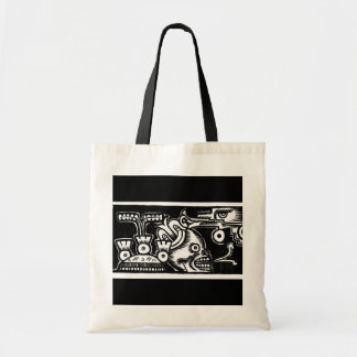 Pre-Hispanic Aztec Style Painting c. 1925 Tote Bag