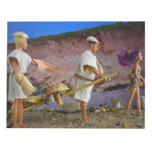Pre-historic living. notepad