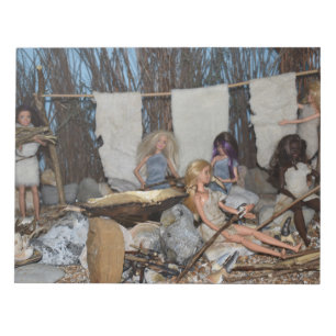 Pre-historic living. notepad
