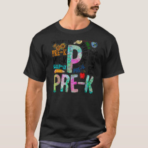 Pre k Back To School Pencil Leopard Pre k Teacher T-Shirt