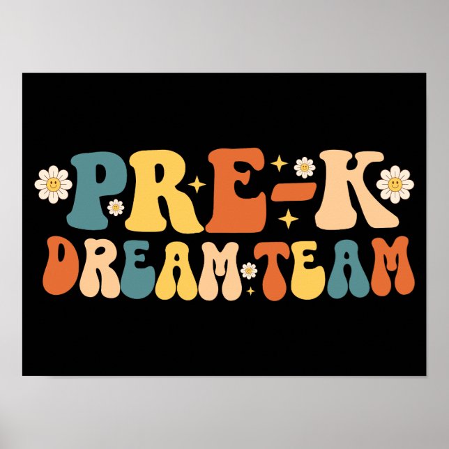 Pre-k Dream Team Poster (Front)