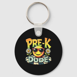 Pre-k Dude Funny Back To School First Day Of Schoo Key Ring