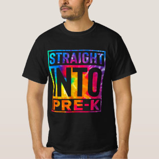 Pre-K First Day Of School Back To Boys Girls Dye  T-Shirt