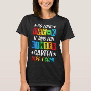 Pre-k Grad 2025 Preschool Graduation 2025 So Long  T-Shirt