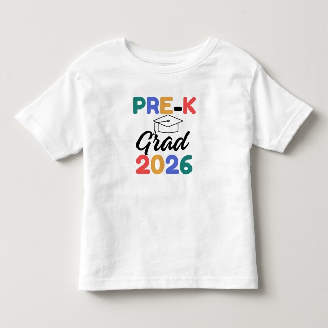  Pre-K Grad  Toddler T-Shirt (Front)