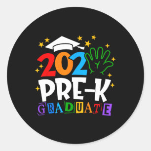 Pre-k Graduate 2025 Preschool Graduation Cl Of 202 Classic Round Sticker