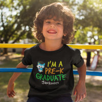 Pre-K Graduate Cute Blue Owl Custom